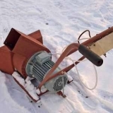 Domaća električna fen za snijeg + nacrti, video